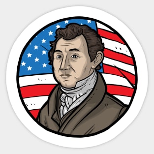 James Monroe Sticker